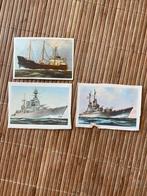 Op de lange deining - losse plaatjes 3stuks, Ophalen of Verzenden, Zo goed als nieuw, Motorboot, Kaart, Foto of Prent