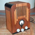 Oude radio, gerestaureerd en omgebouwd naar transistorradio, Ophalen of Verzenden