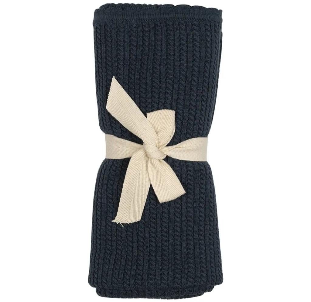 Musli Gebreide deken Midnight 9090 nieuw met prijskaartje, Ophalen of Verzenden, Nieuw, 85 tot 100 cm, Deken