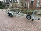 Juros boot trailer dubbel asser tandemasser kar 2 ton 7M., Ophalen, Gebruikt, 1500 tot 3000 kg, 6 tot 9 meter