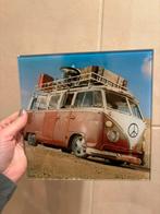 Glasplaat schilderijtje VW bus, Ophalen of Verzenden, Gebruikt, Auto's