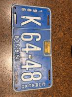 Curacao Nummerplaat - Klassieker voor Verzamelaars!, Ophalen of Verzenden, Gebruikt