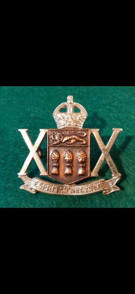 Baret embleen van de "Saskatchewan Dragoons".
Canada ww2, Verzamelen, Militaria | Tweede Wereldoorlog, Landmacht, Ophalen of Verzenden
