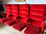 Bioscoopstoelen 4 stuks, Huis en Inrichting, Stoelen, Ophalen, Bioscoop, Zo goed als nieuw, Vier