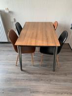 Nette eettafel (stoelen optioneel), Ophalen of Verzenden, Gebruikt, Hout