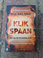 M.J. Arlidge - Klikspaan, Boeken, Thrillers, Ophalen of Verzenden, Zo goed als nieuw, Nederland, M.J. Arlidge