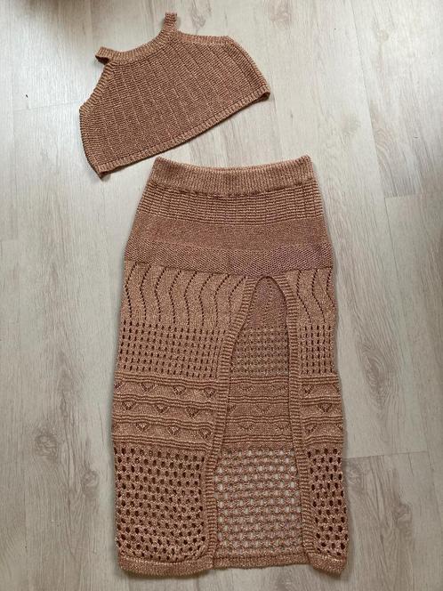Prachtig 2 delig strand set , maatje 38, Kleding | Dames, Rokken, Zo goed als nieuw, Maat 38/40 (M), Overige kleuren, Onder de knie