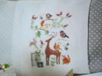 Borduurpatroon  Kerst Winter Hert en vogeltje  nr 6437, Verzenden, Nieuw, Handborduren, Patroon