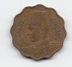 Egypte 10 milliemes 1943 (AH1362)  KM# 361, Postzegels en Munten, Munten | Afrika, Egypte, Losse munt, Verzenden