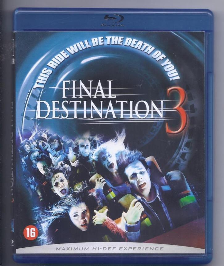 Final Destination 3  Blu Ray disc (NL versie), Cd's en Dvd's, Blu-ray, Zo goed als nieuw, Horror, Verzenden