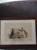 Oude Lithografie Alexander Verhuell Leiden, Antiek en Kunst, Kunst | Etsen en Gravures, Ophalen of Verzenden