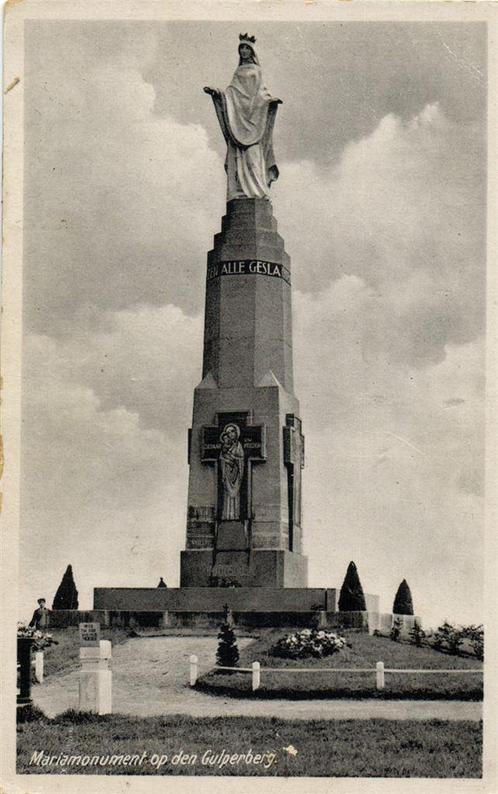 Mariamonument op den Gulperberg. - Gulpen - gelopen, Verzamelen, Ansichtkaarten | Nederland, Gelopen, Limburg, Ophalen of Verzenden