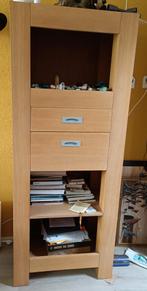 Houten kast: 185 hoogx 74breedx 50diep, Ophalen, Gebruikt