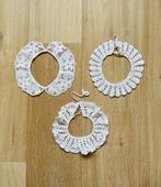 3 vintage kraagje / sjaaltje / anna nina / Peter pan kraag, Ophalen of Verzenden, Zo goed als nieuw, Sjaal