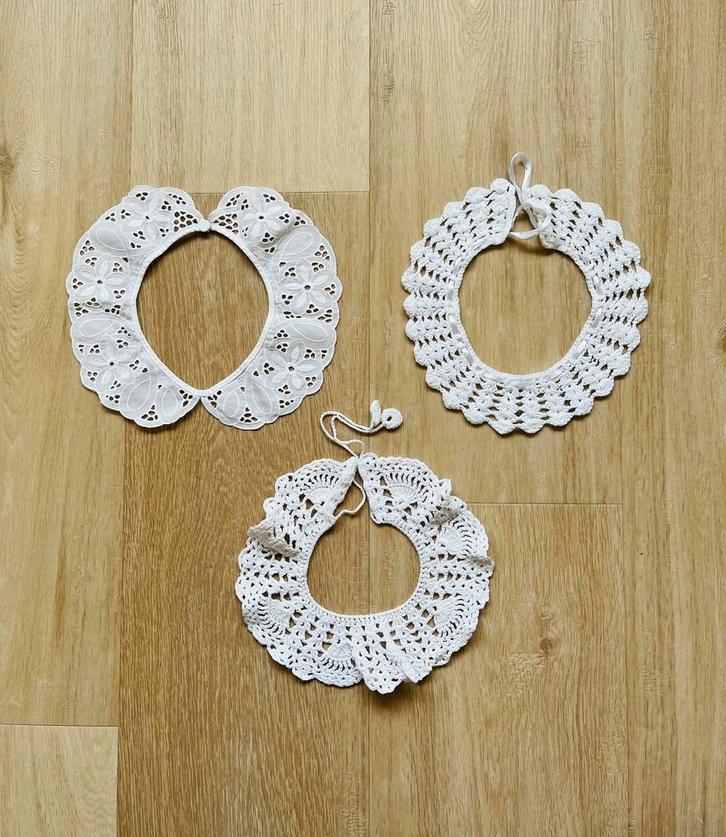 3 vintage kraagje / sjaaltje / anna nina / Peter pan kraag, Kleding | Dames, Mutsen, Sjaals en Handschoenen, Zo goed als nieuw