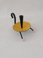 vintage metalen kandelaar zweeds design - Astad Metall, Antiek en Kunst, Curiosa en Brocante, Ophalen