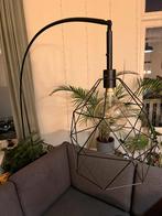 IKEA SKAFTET Staande lampvoet, boogt, zwart, Huis en Inrichting, Lampen | Vloerlampen, Ophalen, Zo goed als nieuw, Glas, 150 tot 200 cm