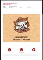 2 tickets Groove Garden Sittard zaterdag 17/05/2025, Twee personen