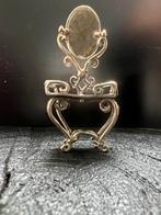 Zilveren Miniatuur Kaptafel 800, Antiek en Kunst, Ophalen of Verzenden