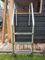 RVS zwembadtrap standaard, 3 treden (AISI 316), Tuin en Terras, Ophalen, Gebruikt, Ladder