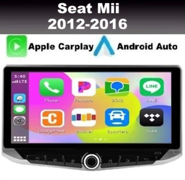 Seat Mii 2012-2016 navigatie android 14 apple carplay dab+, Auto diversen, Autoradio's, Nieuw, Ophalen of Verzenden