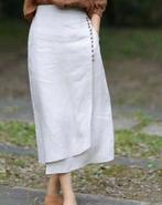 Witte midirok + lange rok voor mt M, Kleding | Dames, Rokken, Ophalen of Verzenden, Nieuw, Maat 38/40 (M), Wit
