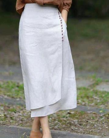 Witte midirok + lange rok voor mt M beschikbaar voor biedingen