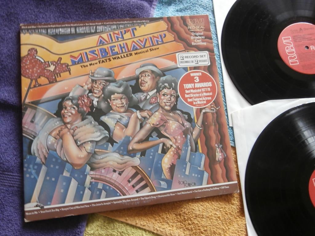 2-LP - Ain't Misbehavin': The New Fats Waller Musical Show., Cd's en Dvd's, Vinyl | Jazz en Blues, 1960 tot 1980, Ophalen of Verzenden