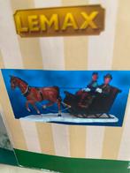 Lemax Kerstdorp Figuur - Paard en Slee, Diversen, Kerst, Ophalen of Verzenden, Zo goed als nieuw