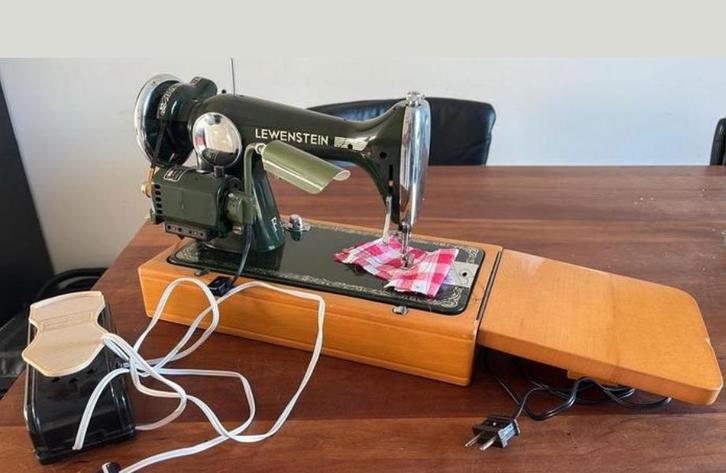 Vintage Lewenstein Naaimachine in Koffer - Goed Werkend!, Antiek en Kunst, Antiek | Naaimachines, Ophalen of Verzenden
