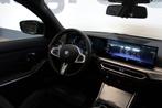 BMW 3 Serie Touring 320e M-Sport | Incl. 12 maanden garantie, Gebruikt, 4 cilinders, Leder en Stof, Zwart