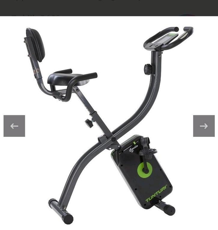 Tunturi cardio fit home trainer, Sport en Fitness, Fitnessapparatuur, Zo goed als nieuw, Hometrainer, Metaal, Ophalen of Verzenden