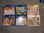 Disney puzzels 5x 1000 stukjes , 1x 1500 stukjes, Ophalen of Verzenden, 500 t/m 1500 stukjes, Gebruikt, Legpuzzel