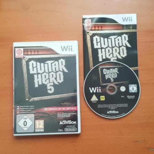OPRUİMEN | Wii | Guitar Hero 5, Spelcomputers en Games, Games | Nintendo Wii, Gebruikt, Muziek, 3 spelers of meer, Vanaf 12 jaar