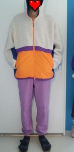 H&M Teddy Jas - Oversized - Gedragen met liefde!, Ophalen of Verzenden, Gedragen, Blauw