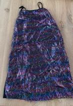 Carnaval disco glitterjurkje maat 134, Ophalen of Verzenden, Zo goed als nieuw, 134 t/m 140, Meisje