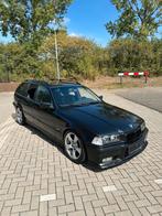 Bmw E36 323i met m52 b28 220pk M-Pakket Eibach schroefset, Achterwielaandrijving, Zwart, Bedrijf, Elektrische ramen