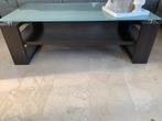 Salontafel rechthoekig, Huis en Inrichting, Tafels | Salontafels, Ophalen, Gebruikt, 100 tot 150 cm, Glas