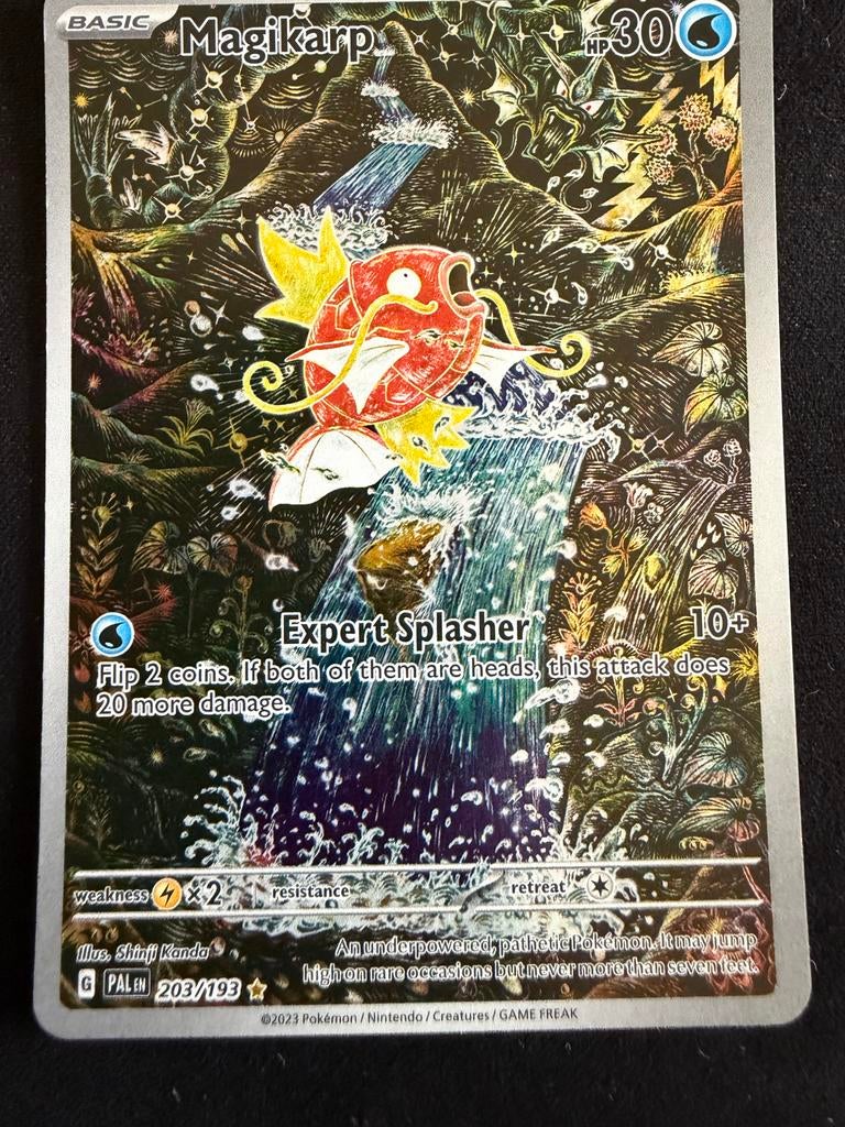 Magikarp - Paldea Evolved 203/193, Hobby en Vrije tijd, Verzamelkaartspellen | Pokémon, Ophalen of Verzenden, Zo goed als nieuw