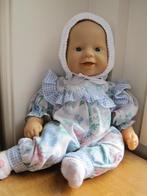 Antiek poppenmutsje, wordt hier gedragen door pop van 36 cm, Ophalen of Verzenden