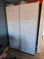 Hang leg schuif deuren kast als nieuw 138b x 210h x 62d, Huis en Inrichting, Kasten | Kledingkasten, Ophalen, Overige materialen