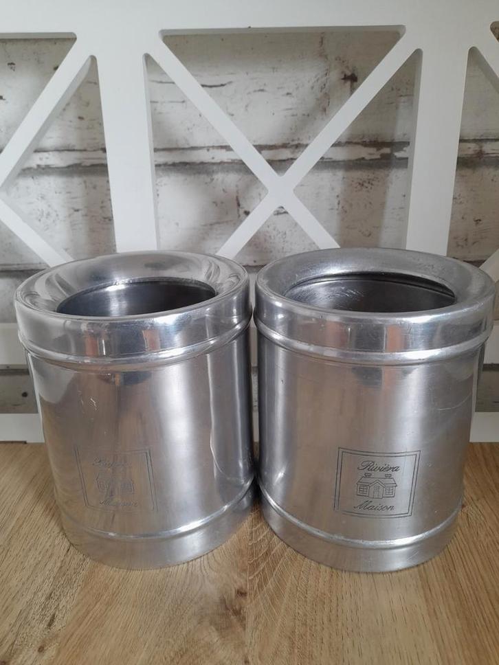2 utensils potten riviera maison, Huis en Inrichting, Keuken | Keukenbenodigdheden, Gebruikt, Verzenden