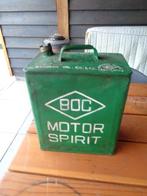 Groot oud motorolie / olie blik BOC Motor Spirit., Verzamelen, Blikken, Ophalen of Verzenden, Gebruikt, Overige, Overige merken