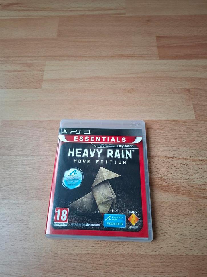 Heavy Rain - PS3 - Move Edition, Spelcomputers en Games, Games | Sony PlayStation 3, Gebruikt, Avontuur en Actie, 1 speler, Vanaf 18 jaar