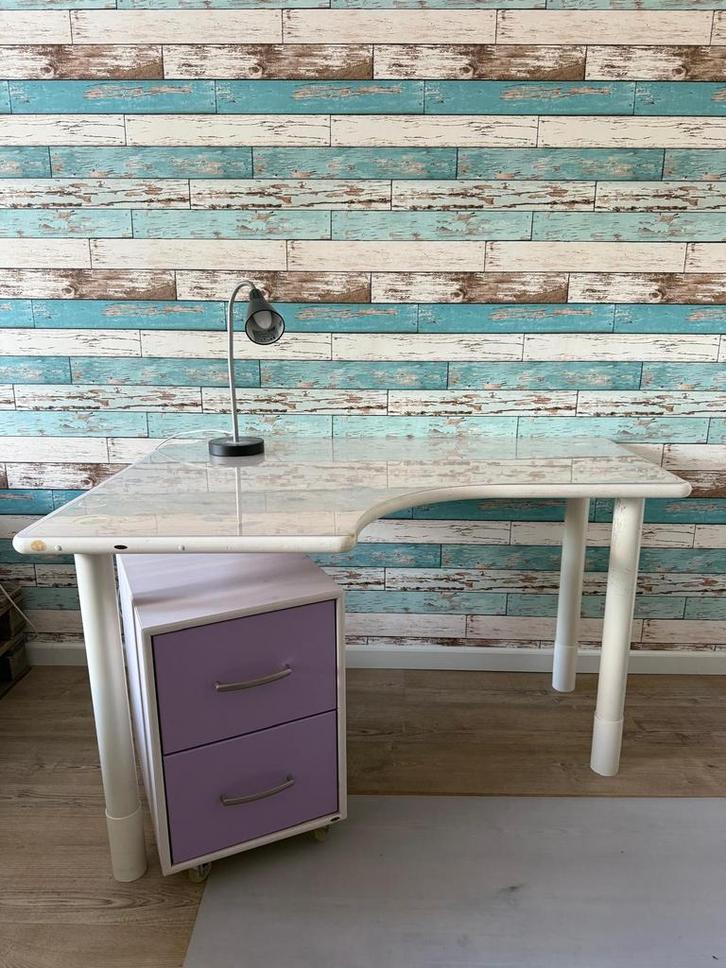 Bureau, ladekast en open kast van Flexa, Huis en Inrichting, Bureaus, Zo goed als nieuw, Bureau, Ophalen