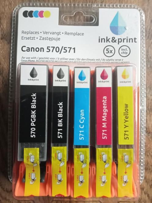 Ink & Print inktcartridges Canon 570/571, Computers en Software, Printerbenodigdheden, Nieuw, Ophalen