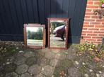 2 Oude Spiegels met geslepen spiegelglas., Ophalen, Minder dan 50 cm, Zo goed als nieuw, Minder dan 100 cm