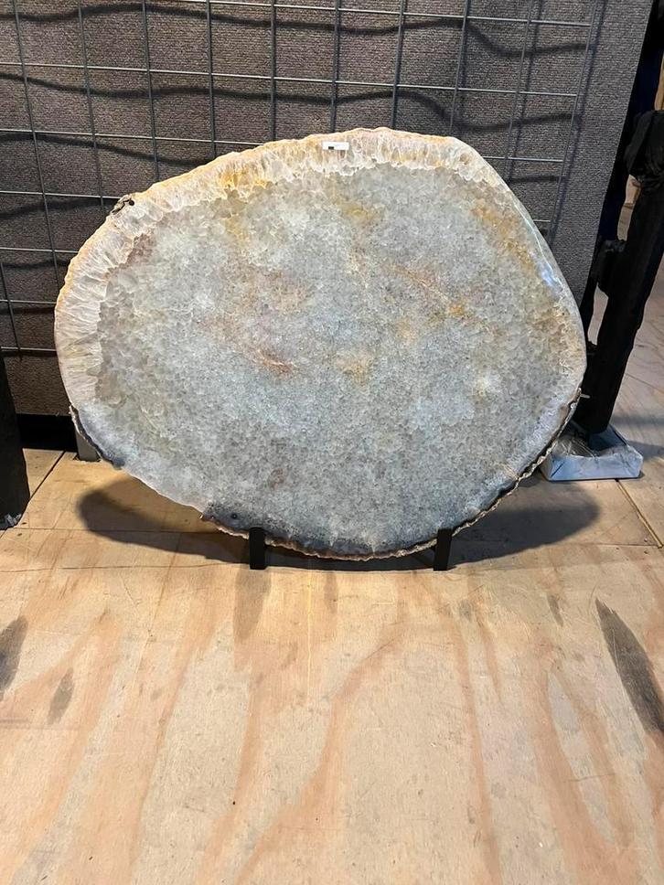 Agaat schijf op standaard, Verzamelen, Mineralen en Fossielen, Ophalen