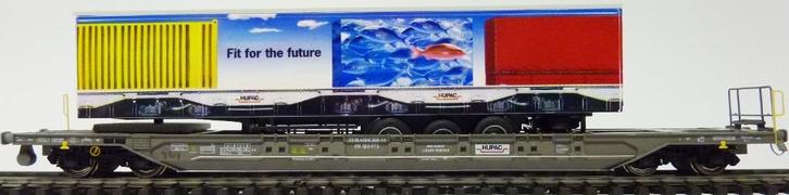 Kombimodell 10380.01 Hupac Fit for the future, Hobby en Vrije tijd, Modeltreinen | H0, Nieuw, Wagon, Gelijkstroom, Overige merken