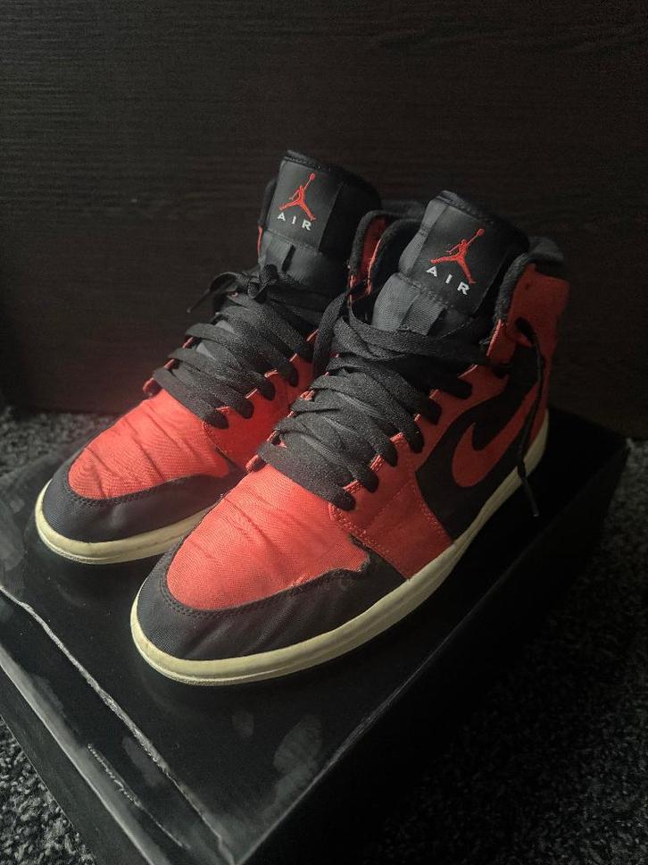 Jordan 1 Infrared 41 infrared, Kleding | Heren, Schoenen, Gedragen, Sneakers of Gympen, Zwart, Ophalen of Verzenden